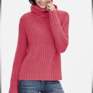 Banana Republic Alpaca/Wool/ Acrylic Funnel Neck Sweater